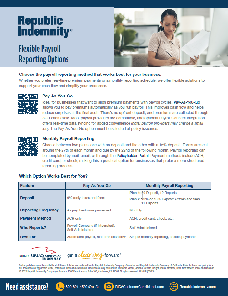 Flexible Payroll Reporting Options